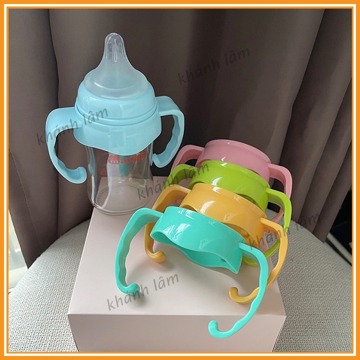 Tay cầm bình sữa Pigeon cổ rộng / bình sữa Lansinoh Momma TC01