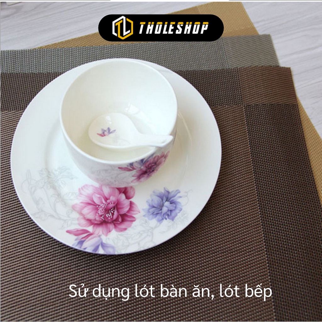 Tấm Lót Bàn Ăn - Miếng Lót Bếp Cách Nhiệt, Chống Thấm Nước, Trang Trí Bàn Ăn 9084