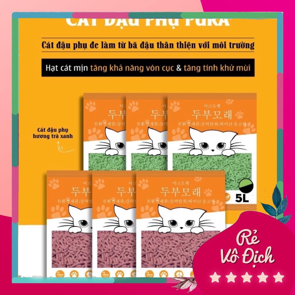 Cát vệ sinh đậu phụ Hàn Quốc Tofu