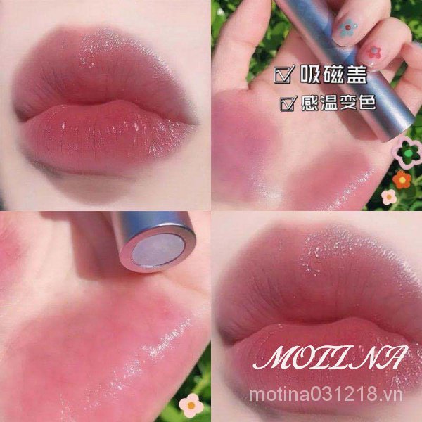 (Hàng Mới Về) Son Môi Dưỡng Ẩm Kháng Nước Không Phai Vỏ Màu Bạc