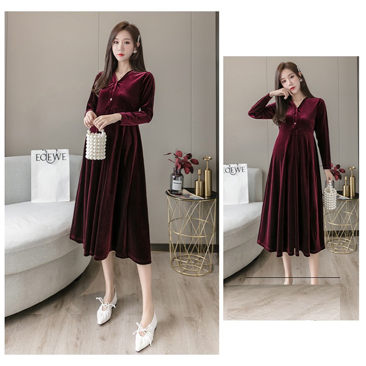 Váy Bầu Đầm Bầu NHUNG A2272