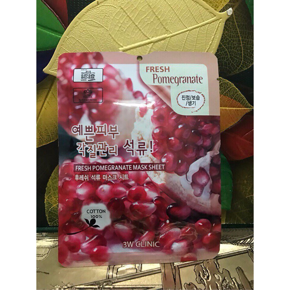 COMBO 10 MIẾNG MẶT NẠ GIẤY DƯỠNG DA 3D CHÍNH HÃNG - 3W CLINIC