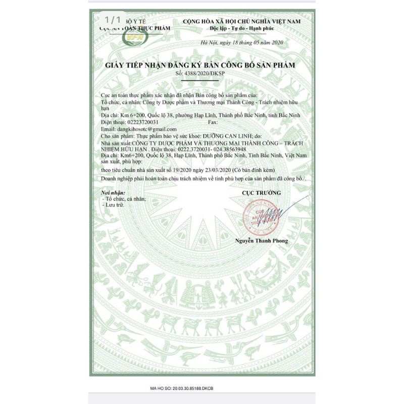 Viên uống mát gan Dưỡng Can Linh ⚡ CAM KẾT CHÍNH HÃNG ⚡ Viên uống bổ sung mát gan thanh nhiệt, giải độc