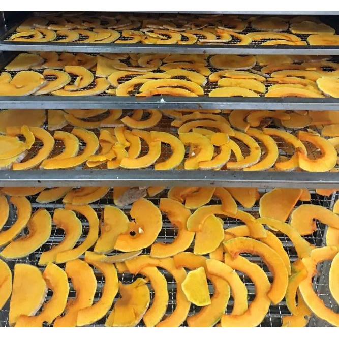 Bí đỏ sấy khô / Bí ngô thái lát - khối lượng 500gr