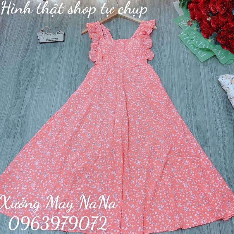 Maxi cánh tiên hoa nhí có mút ngực