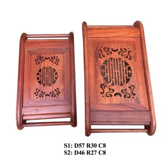 Khay Trà Cuốn Thư - Khay Ấm Chén Gỗ