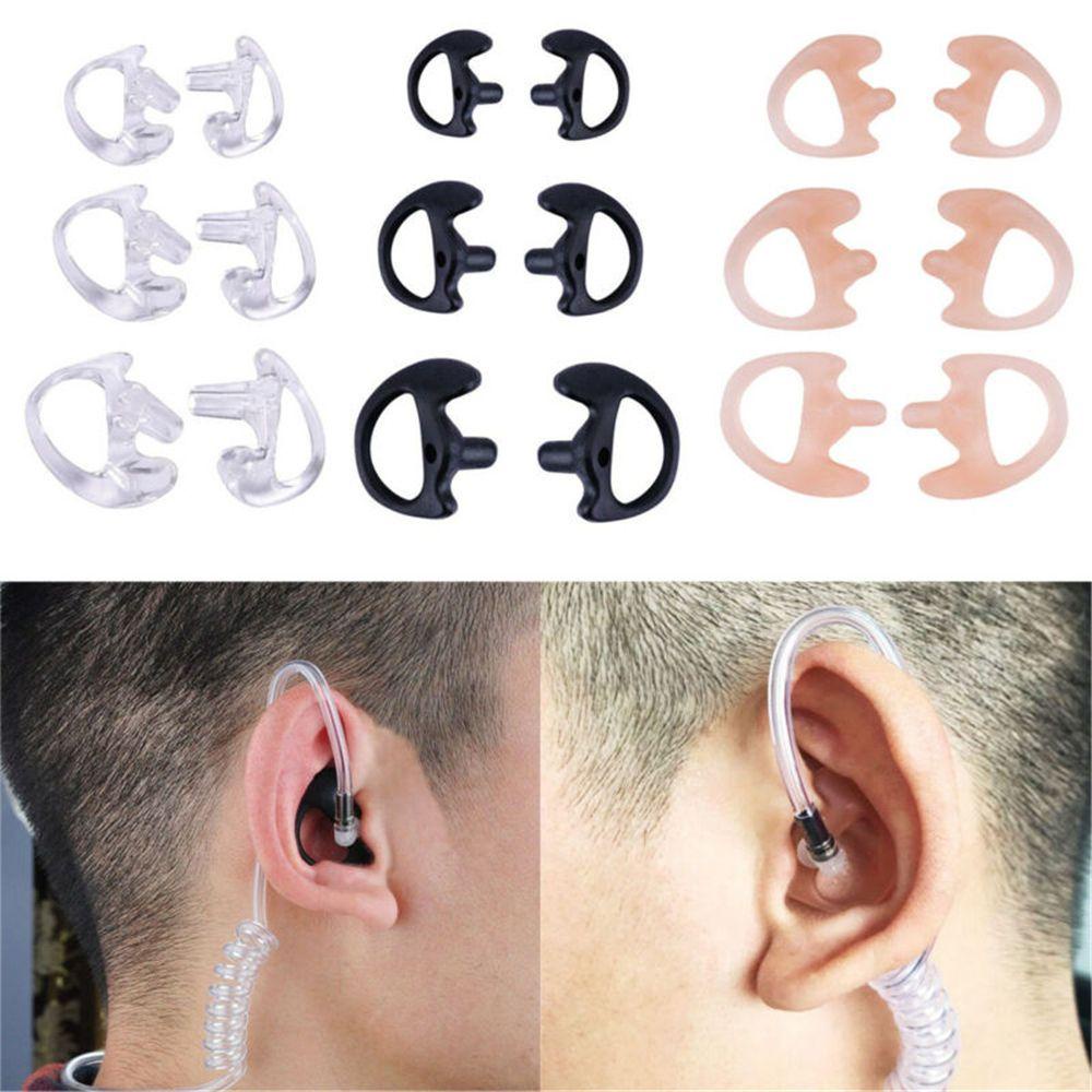 MYRONGVN 1 Cặp Nút Silicon Bọc Đầu Tai Nghe Chống Rơi Thay Thế Cho Bộ Đàm S / M / L