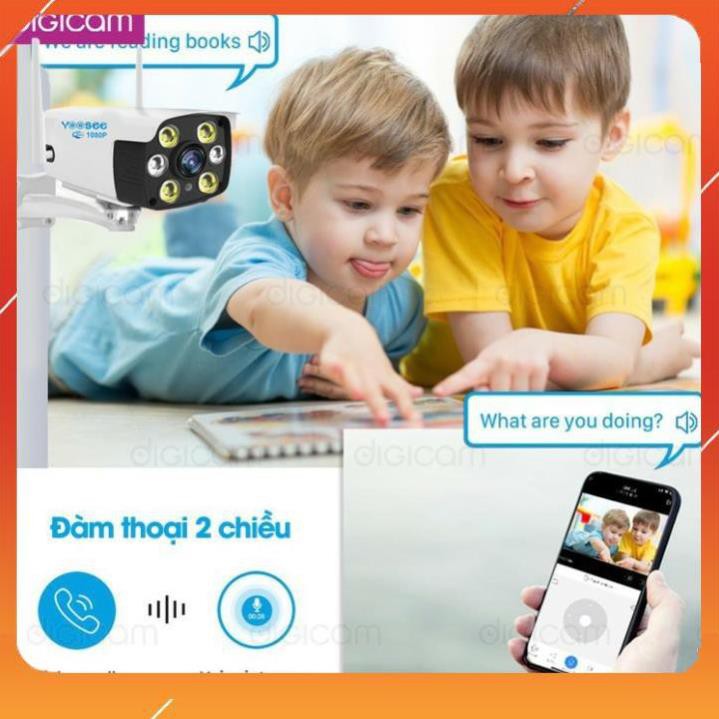 [FreeShip - Giá Hủy Diệt] Camera YooSee ngoài trời Siêu nét 2.0mpx 1080P - 2 Anten | BigBuy360 - bigbuy360.vn