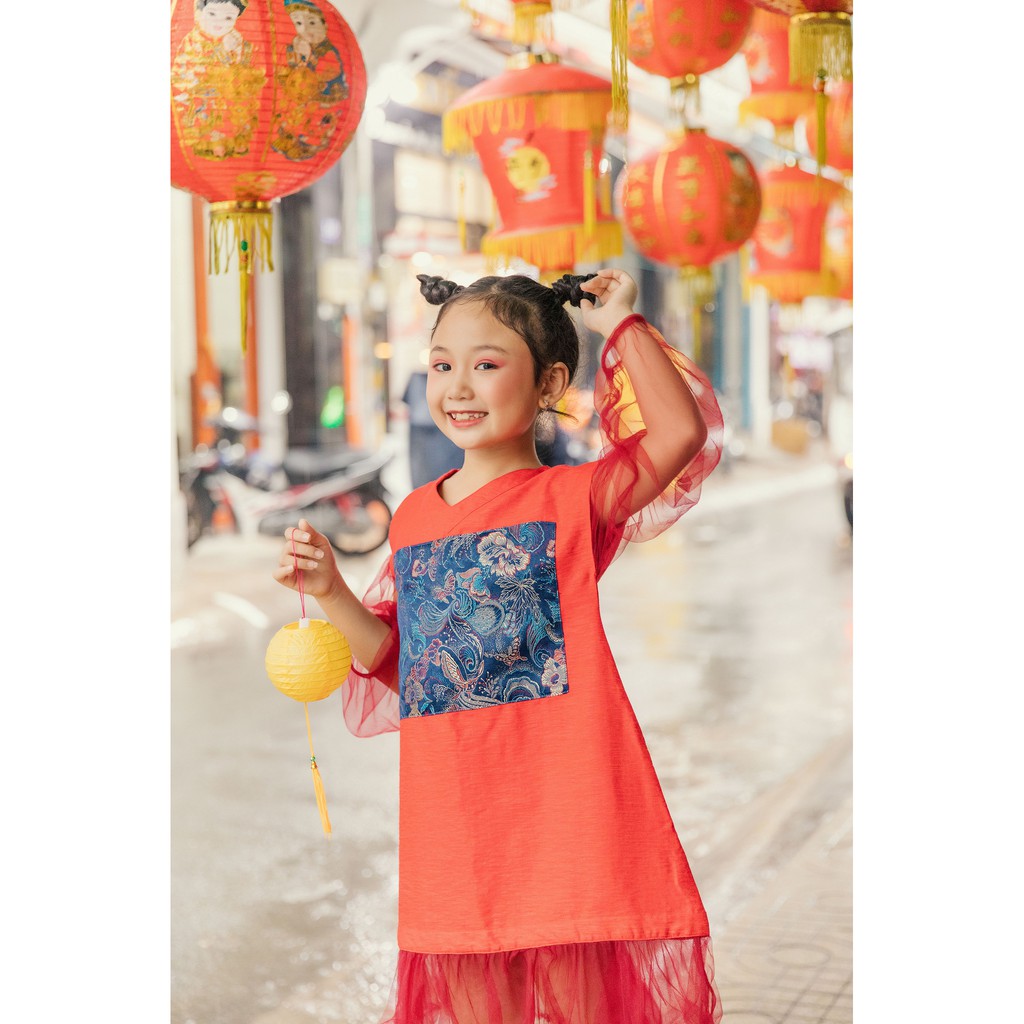 [Mã FARSBRT51 giảm 20K đơn bất kỳ] Áo Dài Như Ý Amprin D366