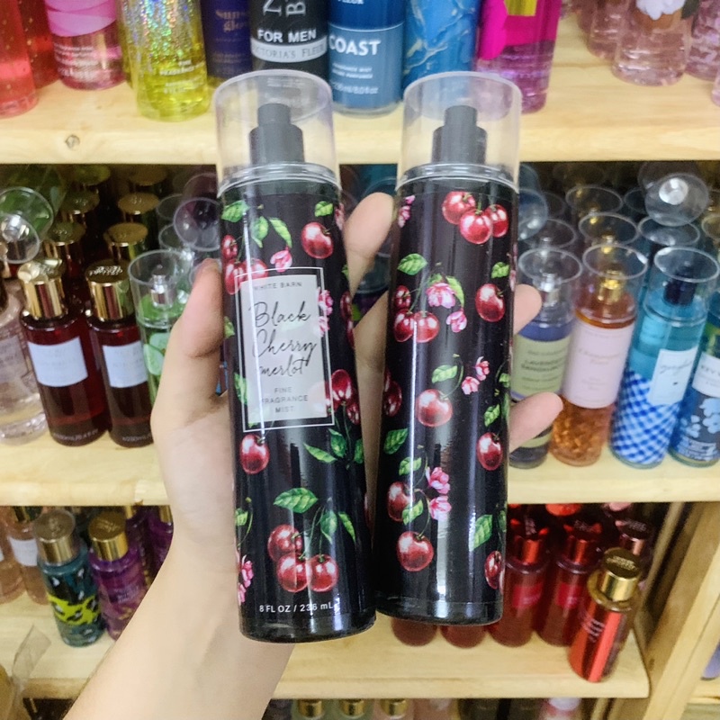 Xịt thơm bodymist nước hoa toàn thân Black Berry Merlot 236ml