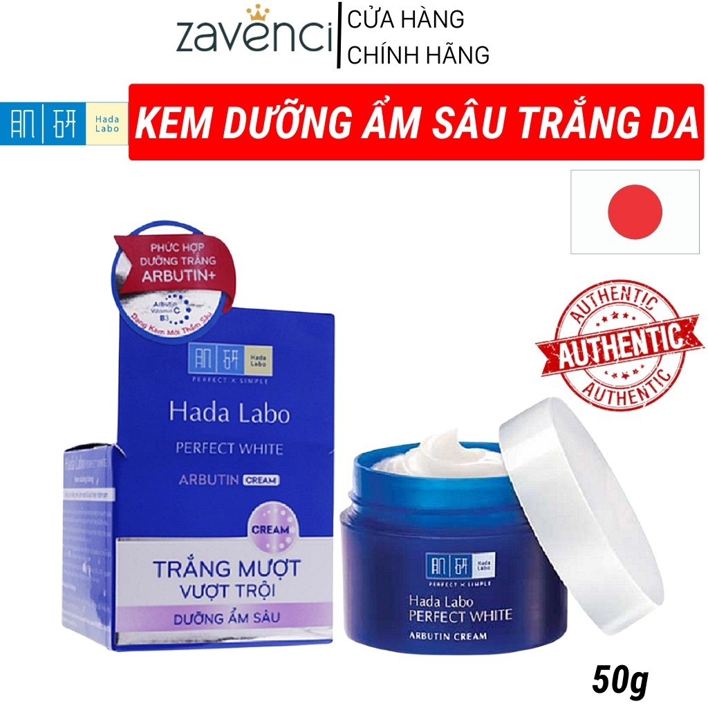 Kem dưỡng ẩm KD1289475 HADA LABO Dưỡng Trắng Da Tối Ưu Perfect White Cream ( 50g ) | BigBuy360 - bigbuy360.vn