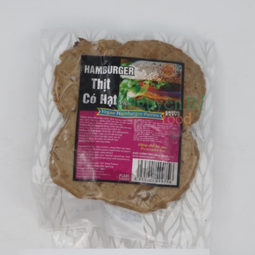 Hamburger Thịt Có Hạt Chay Âu Lạc