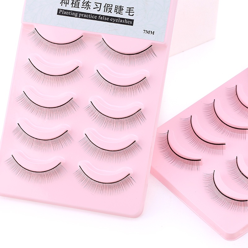 Việc thực hành lông mi giả tự nhiên kết nối MI để kéo dài lông mi đã luyện tập thành công cụ trang điểm tuyệt vời