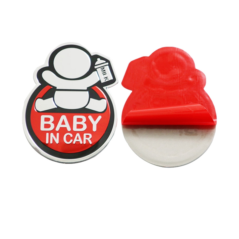 Miếng Dán Decal In Chữ Baby In The Car Cho Xe Hơi