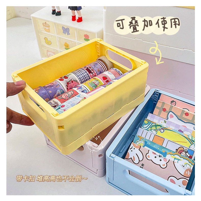 Giỏ Đựng Đồ Dùng Để Bàn Đa Năng Có Thể Gấp Gọn Tiện Dụng