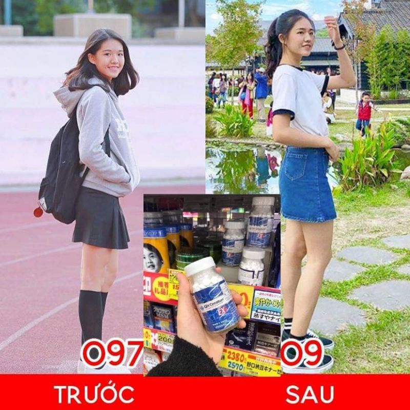Viên uống tăng chiều cao GH Creation EX+ Nhật Bản Hộp 270 viên