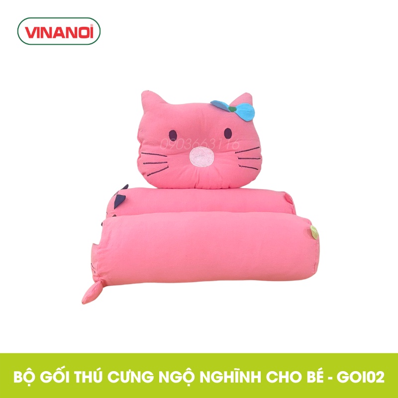 Bộ gối ôm và gối nằm cho bé hình thú cưng ngộ nghĩnh