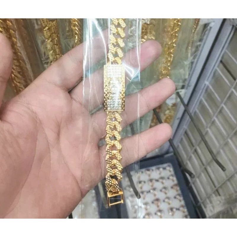 Lắc Tay Nữ Kiểu Bi 02 Màu Đính Đá Mạ Vàng 18k Cao Cấp Đeo Đi Chơi Party - Lokalo - Mang Y Vàng Thậ.t