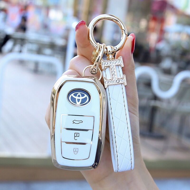 Vỏ Bọc Chìa Khóa Xe Hơi Toyota Lei Ling Corolla Camry Highlander bọc chìa khoá móc khoá ô tô toyota bọc chìa khoá camry 2016 Móc chìa khóa xe mer bọc khoá xe ô tô toyota