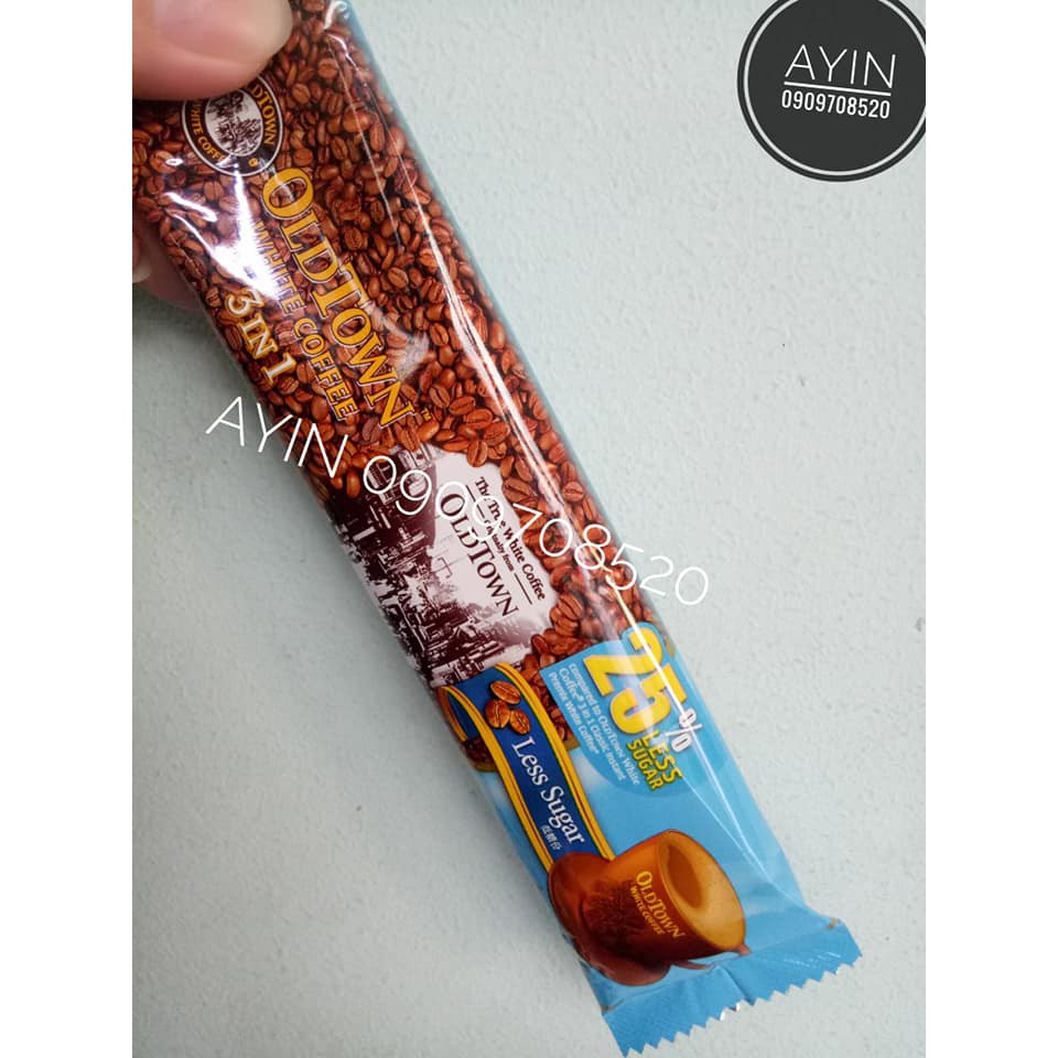 Cà phê trắng OldTown Less Sugar Malaysia - Gói lẻ uống thử | BigBuy360 - bigbuy360.vn