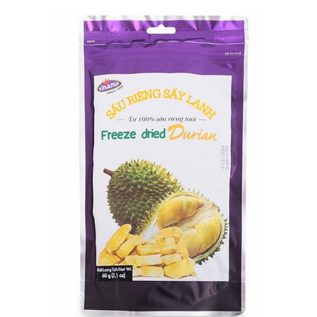 Sầu Riêng Sấy Lạnh Vinamit 60g