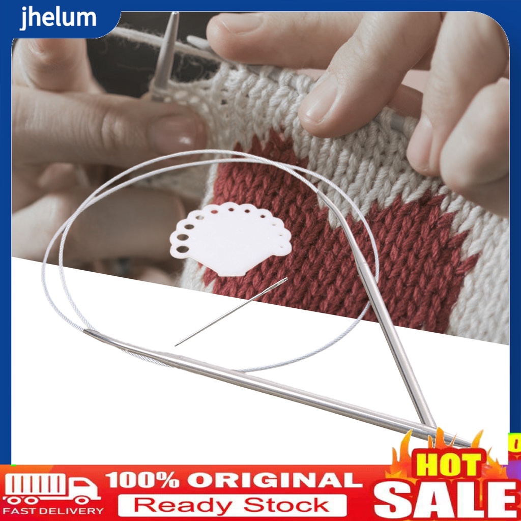 Set 2 Kim Đan Len Bằng Thép Không Gỉ Chất Lượng Cao