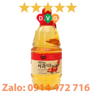 Dấm Táo Beksul Hàn Quốc nhập khẩu 1800ml