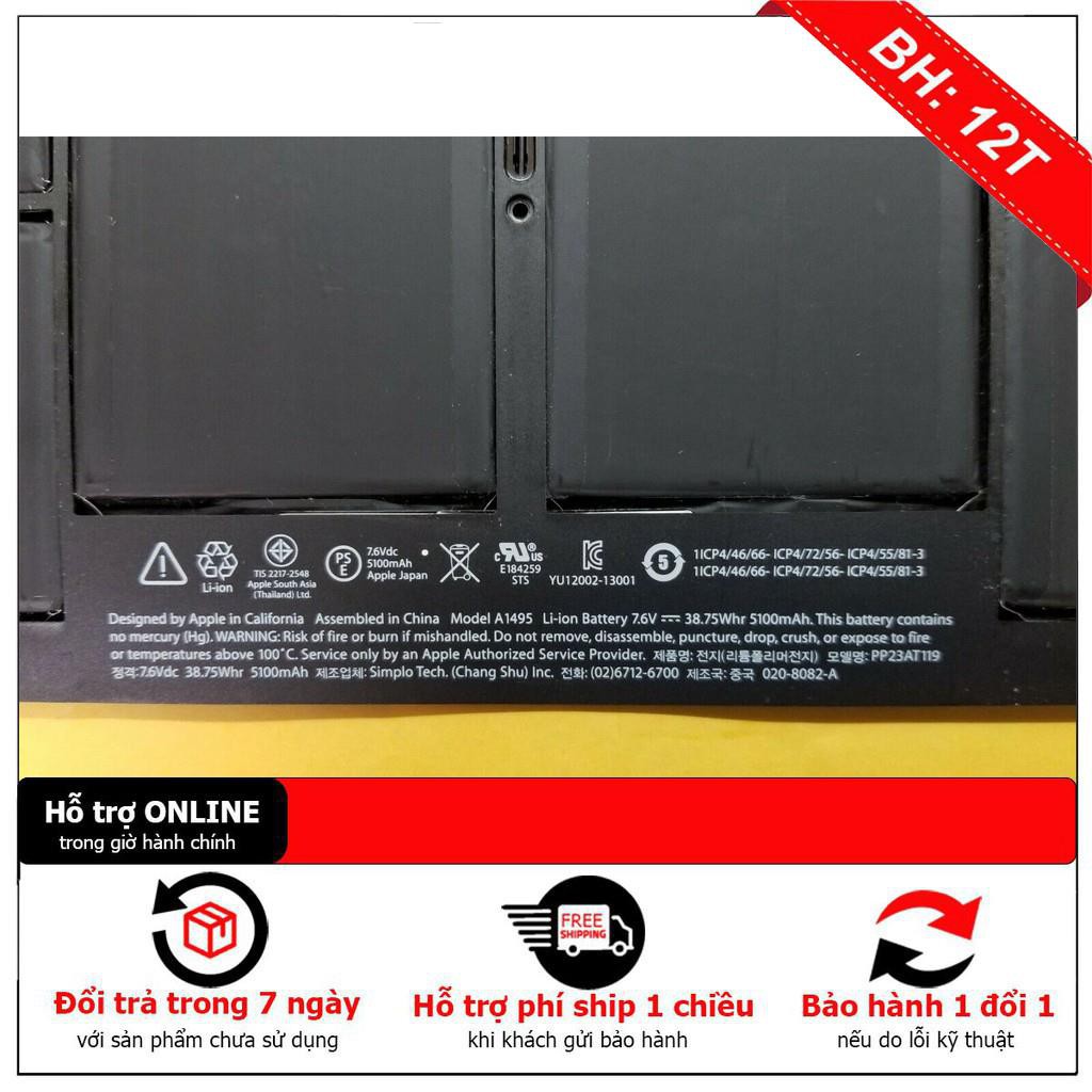 [BH 12TH][Pin zin] Pin macbook A1495 dùng cho A1465 (2012 - 2015) Air 11-inch