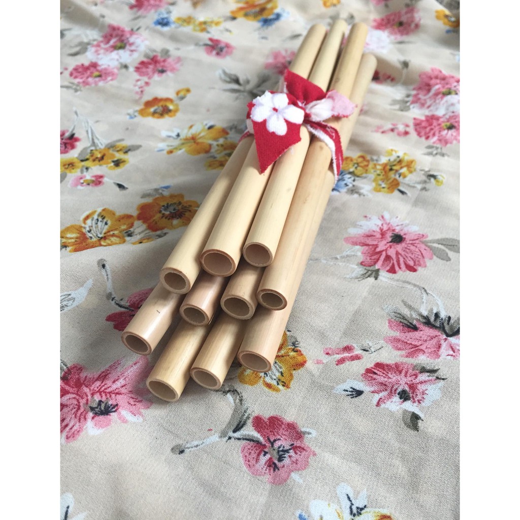 10 Ống hút tre size trung | BigBuy360 - bigbuy360.vn