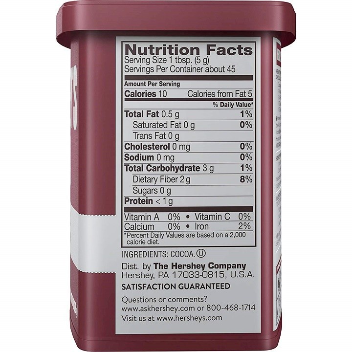 Bột Cacao nguyên chất Hershey 226g