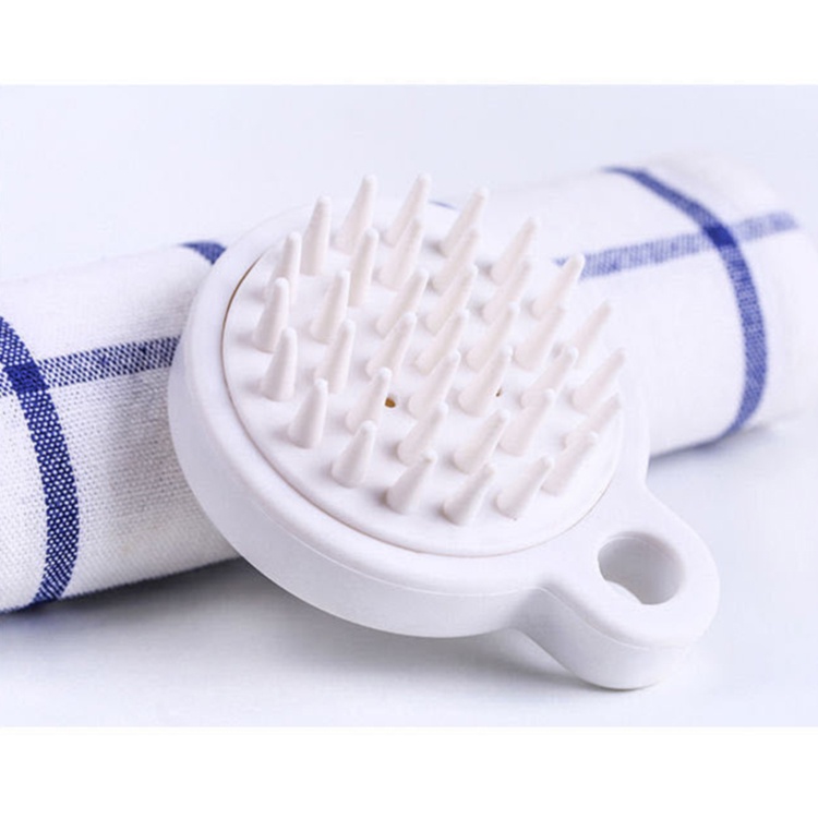[Hàng mới về] Lược mát xa chải tóc gội đầu bằng silicon mềm mềm đa năng dành cho nam và nữ