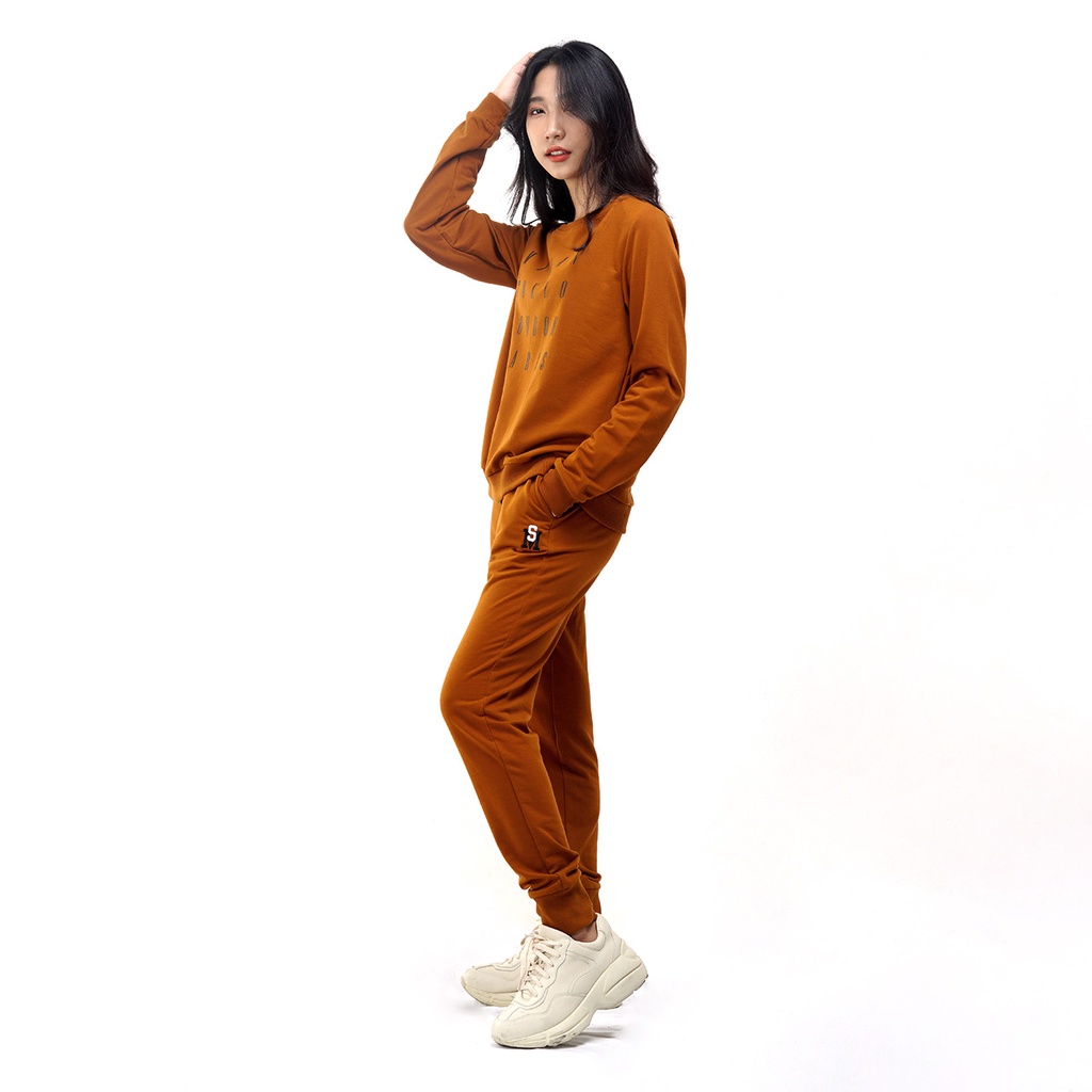 Áo nỉ sweater logo nữ Sayme dày dặn ấm áp WCSI0012