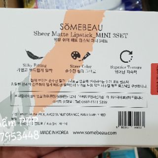Set son mini Somebeau Korea