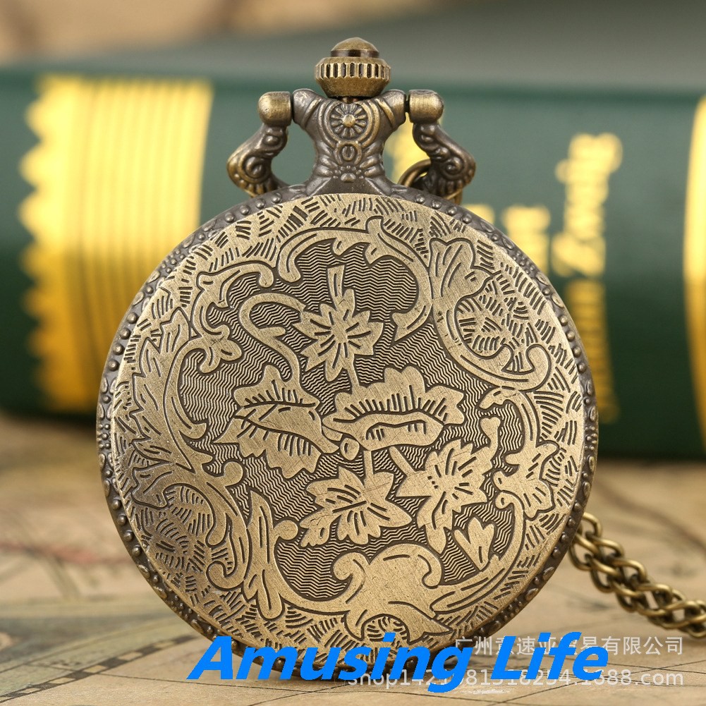 Quartz Pocket Watch Nhà Sản Xuất Cung Cấp Tại Chỗ Màu Xanh Lá Cây Lớn Đồng Hồ Bỏ Túi Tháp Paris Họa Tiết Bảng Xếp Hạng T