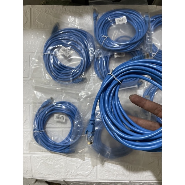 Combo 10 sợi dây mạng bấm sẵn 5m cat 6 giá rẻ.