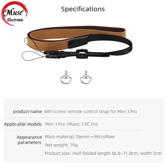 Dây Đeo Cổ Bản Rộng Thoải Mái Cho Điều Khiển Máy Bay Dji Mini 3 Pro