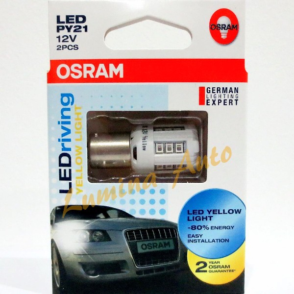 Osram Đèn Xi Nhan Led Py21 / S25 Màu Vàng / Vàng