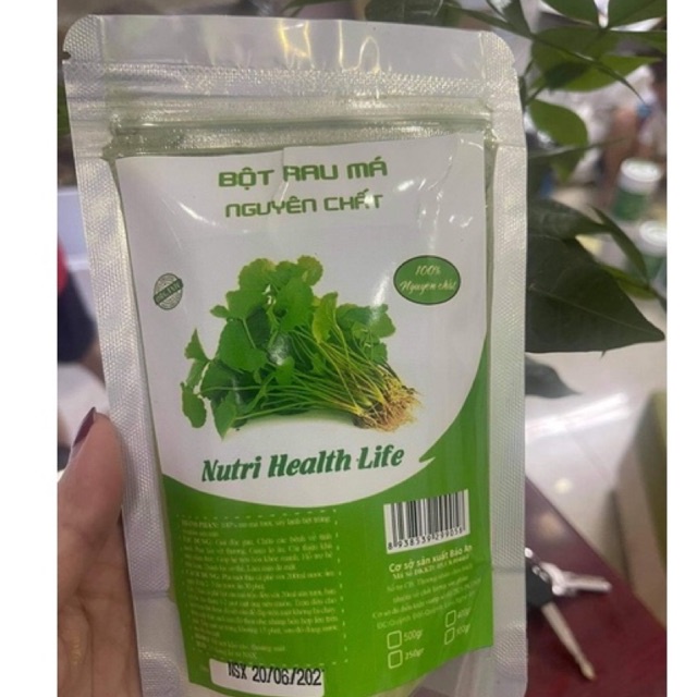 Bột rau má nguyên chất gói 100g