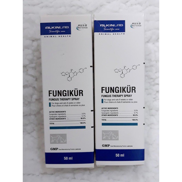 Xịt t rị nấm Fungikur Chó Mèo 50ml