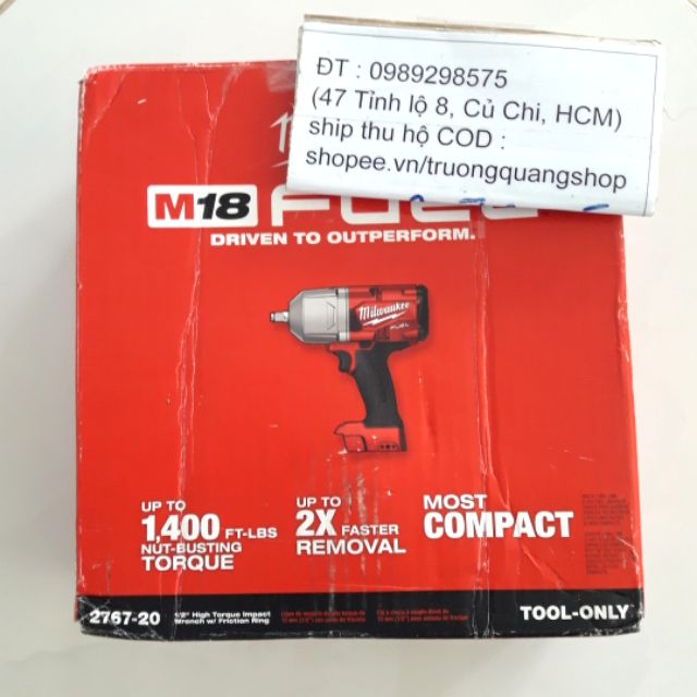 Máy mở bulong Milwaukee 2767-20(thân máy)