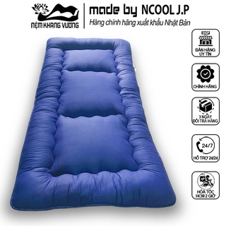  Nệm Topper Nệm Bông Trải Sàn Xuất Nhật Xanh navy  dày 10cm  Kích Thước 1mx2m 1m4x2m 1m6x2m 1m8x2m 