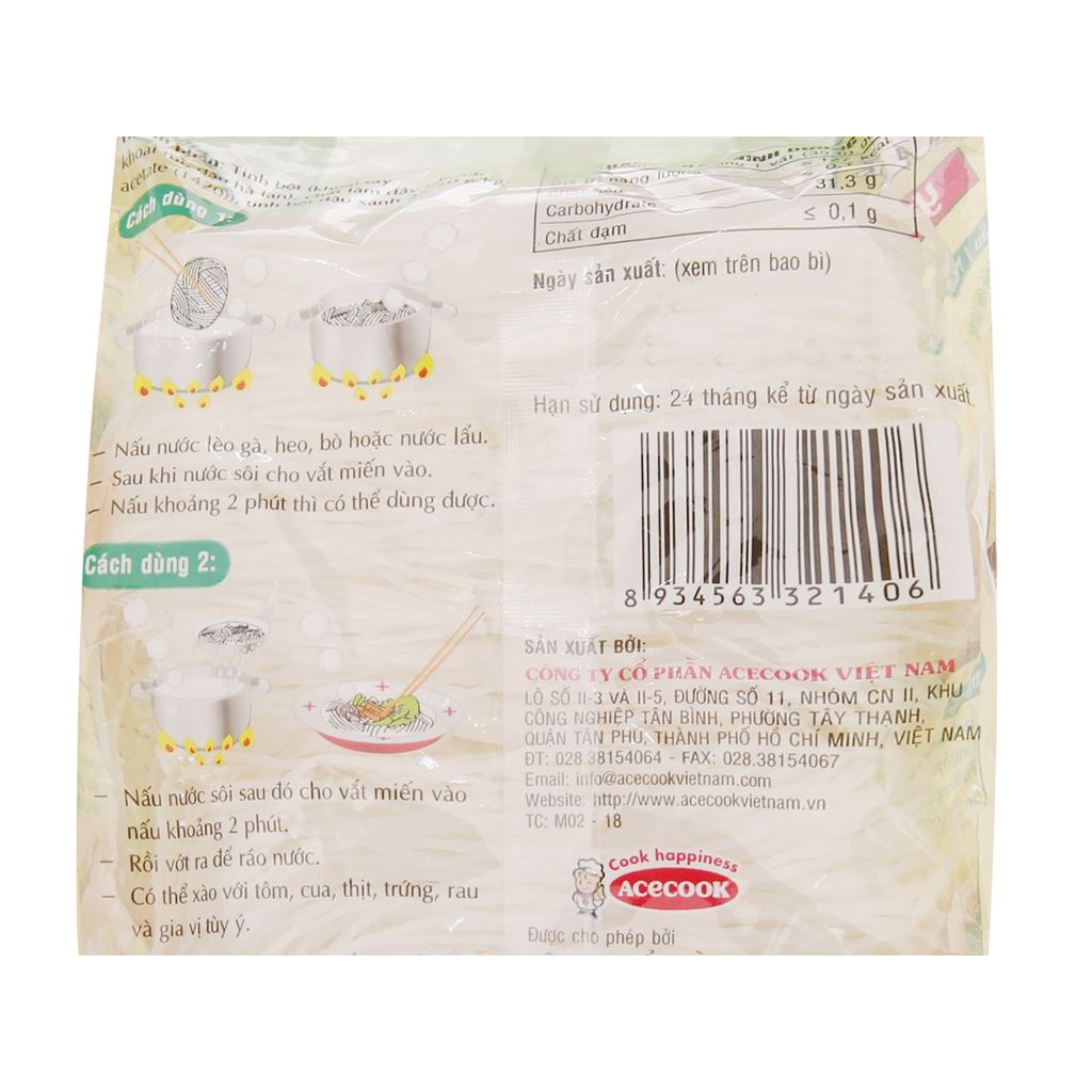 Miến Phú hương gói 210g dai và ngon như hương vị mẹ nấu