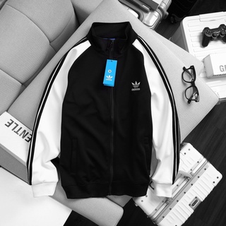 Áo Khoác thể thao nữ, nam áo thu đông chất nỉ Phối 3 Sọc Tay LOGO Adidas Thêu Ngực | BigBuy360 - bigbuy360.vn