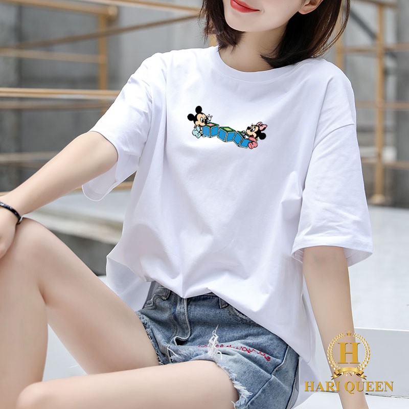 Áo phông 2 em bé chuột HARI0320