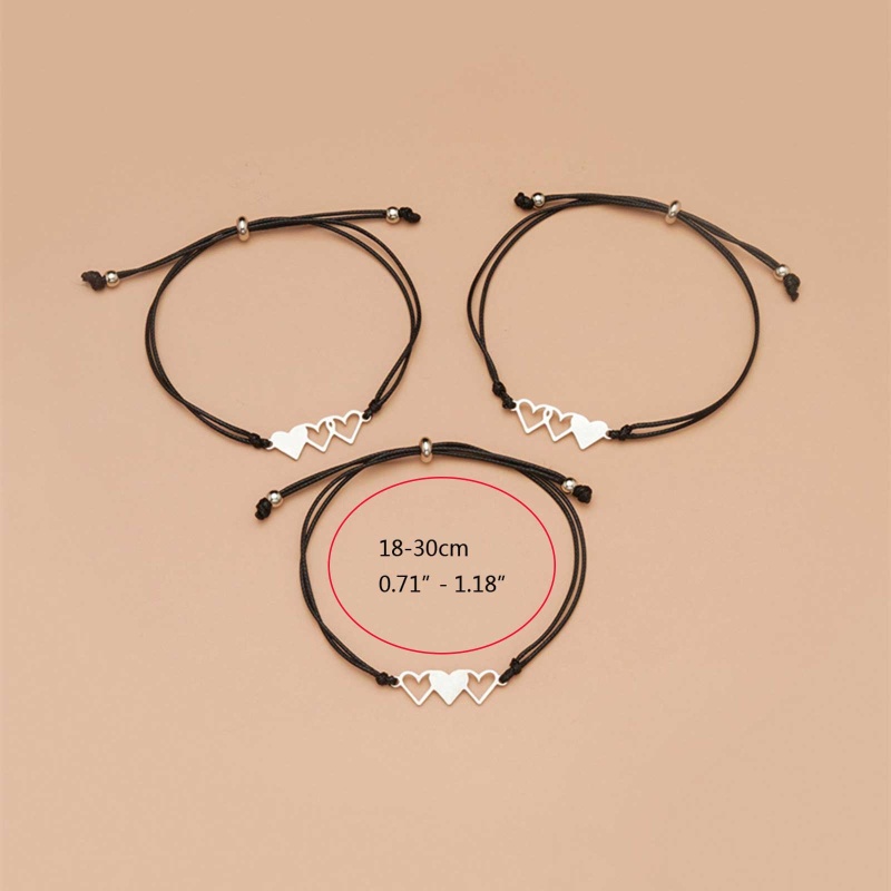 Flgo Set 3 Vòng Tay Tình Bạn Mặt Hình Chị Em Cho Ngày Lễ Tạ Ơn X