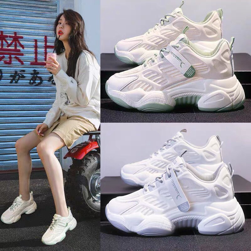 GIÀY THỂ THAO NỮ ĐẾ SÓNG THOÁNG KHÍ KIỂU DÁNG TRẺ TRUNG NĂNG ĐỘNG