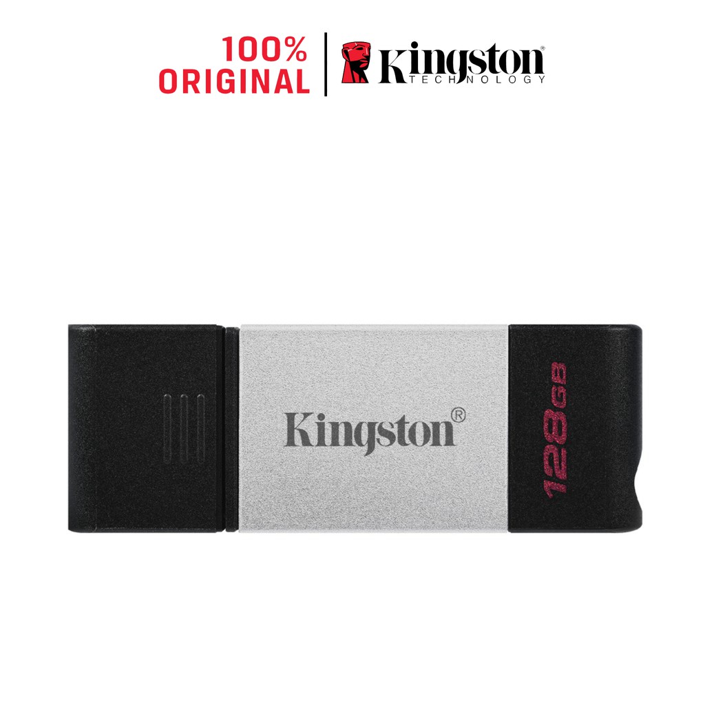 USB-C 3.2 Kingston DataTraveler DT80 128Gb type C tương thích sử dụng cho máy tính xách tay, máy tính bảng và điện thoại