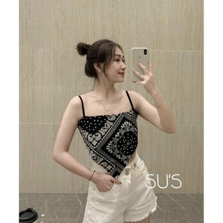 Áo 2 dây khăn badana thổ cẩm - B5NZ7P