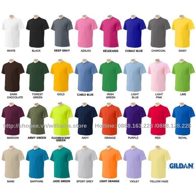 Áo thun Gildan Premium Cotton USA