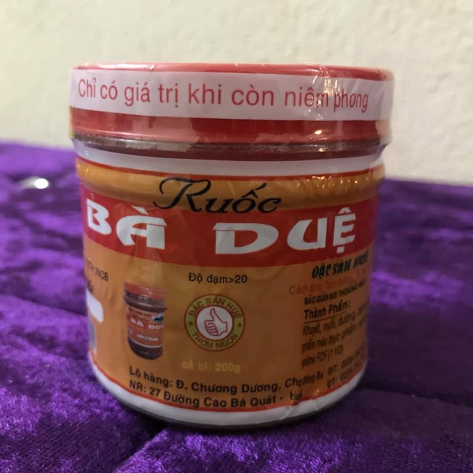 Hủ 400g Mắm Ruốc Huế Bà Duệ